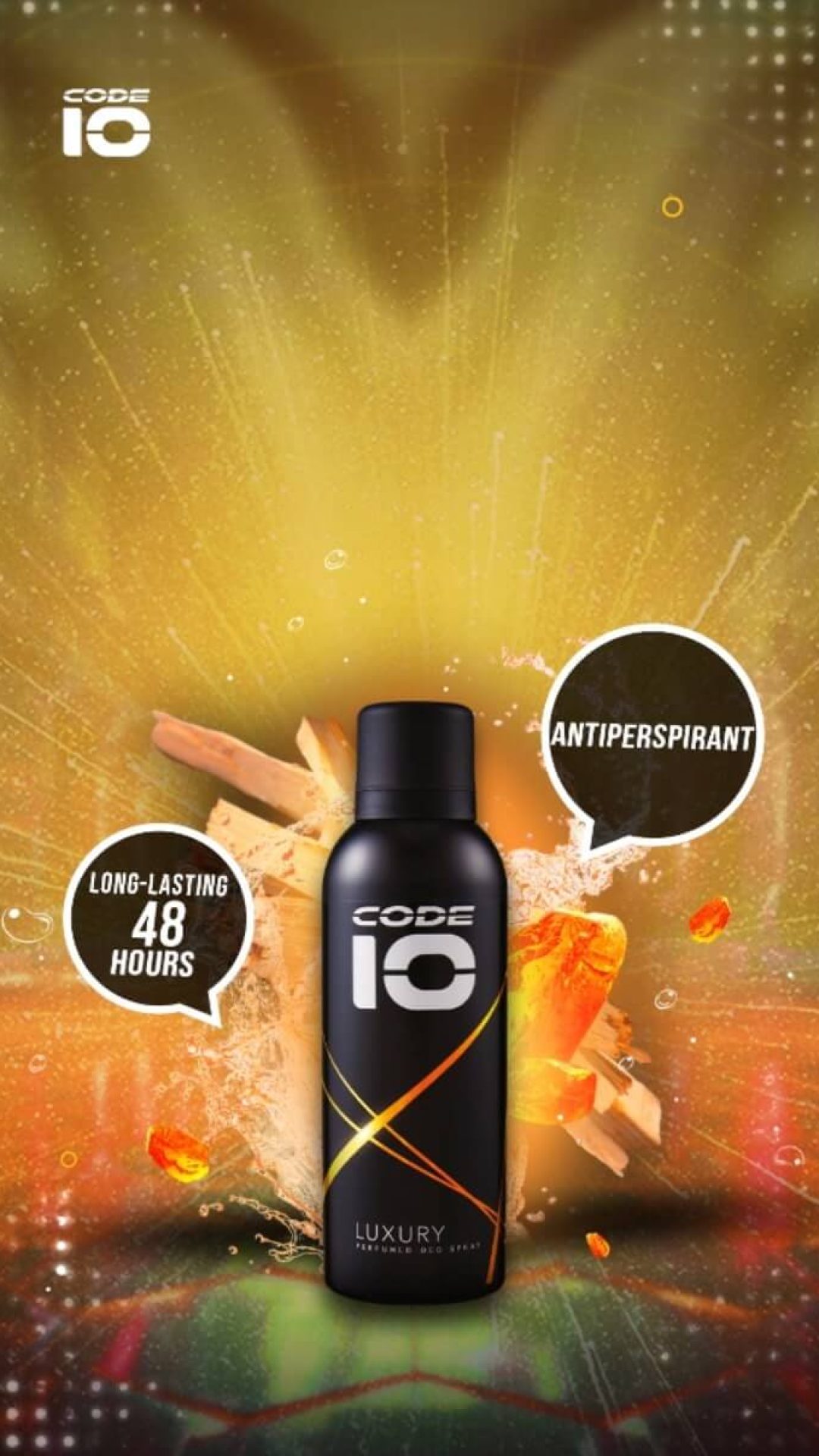 Code 10 - Intense Confidence in Every Spray [9x16]